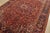 Farmhouse Heriz Rug 8’5” X 10’9” Red Wool Vintage Traditional Hand-Knotted Oriental Carpet For Sale - Image 3 of 15