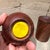 1960s Modern Nesting Salt & Pepper Shaker Rosewood Ball + Cylinder Mid-Century For Sale - Image 12 of 13
