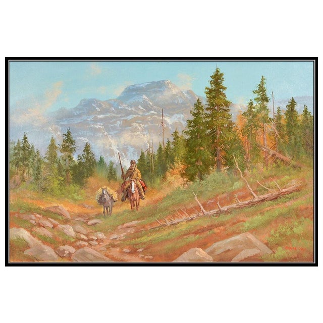 Realism Late 20th Century Rider Of The Wild, Mark Ogle For Sale - Image 3 of 5