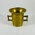 ANTIQUE APOTHECARY 19TH CENTURY RUSSIAN BRASS MORTAR Missing pestle