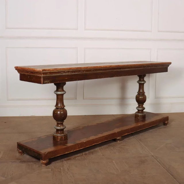Italian Painted Console Table For Sale - Image 10 of 10