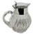 Early 20th Century Silver Mounted Cut-Glass Pitcher from Gebrüder Deyhle, Schwabisch Gmund, 1890s For Sale