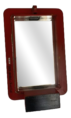 Vintage Wooden Mirror Mold, 1950s