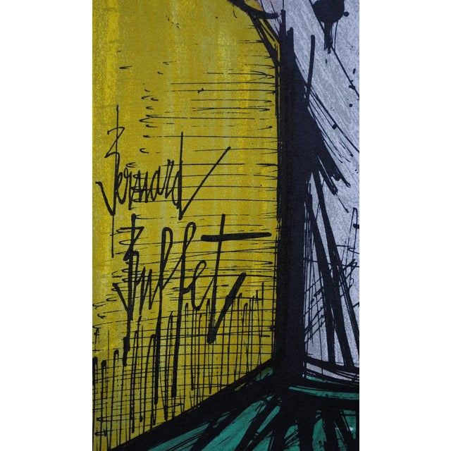 Bernard buffet (1928-1999) jojo the clown, 1967 original lithograph (mourlot workshop) signed in the plate on acropolis...