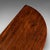 Wood Antique Demi Lune Console Table, English, Alcove, After Hepplewhite, Georgian For Sale - Image 7 of 9