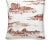 Traditional The House of Scalamandré Cairo Toile Pillow, Red Clay For Sale - Image 3 of 3