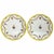 English 14 English Cauldon Ware Floral & Gilt Porcelain Dinner Plates C1920 For Sale - Image 3 of 6