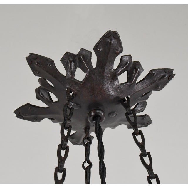 1920s Daum Majorelle French Art Deco Cameo Glass Pendant Light For Sale - Image 14 of 15