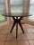 Mid-Century Modern Saccaro Vitrúvio Round Dining Table in Louro-Freijó Wood For Sale - Image 3 of 13