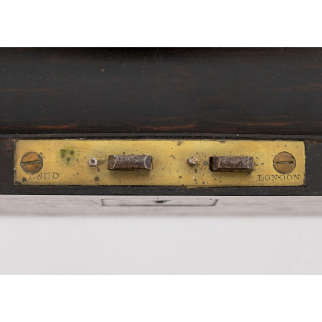 Brown Victorian Burl Walnut Writing Box For Sale - Image 8 of 12