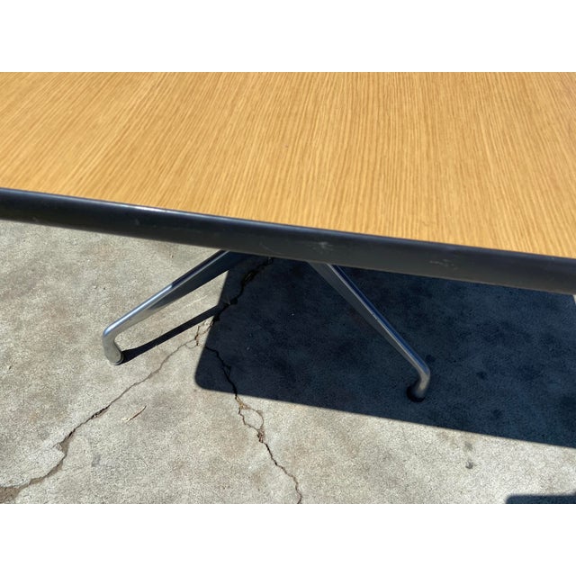 Vintage Mid Century Modern Herman Miller Eames Conference Table For Sale - Image 10 of 12