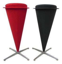 Example of Verner Panton Bar Stools