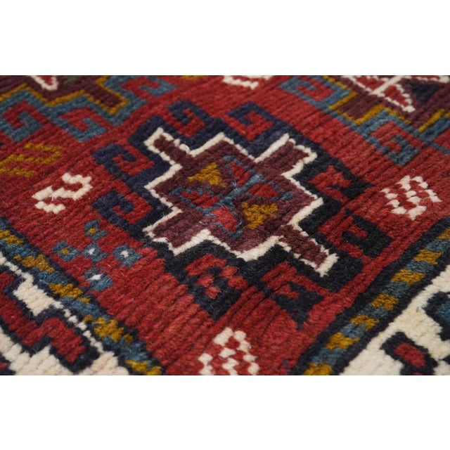Red Kazak Rug 3'10'' X 5'9'' For Sale - Image 8 of 10