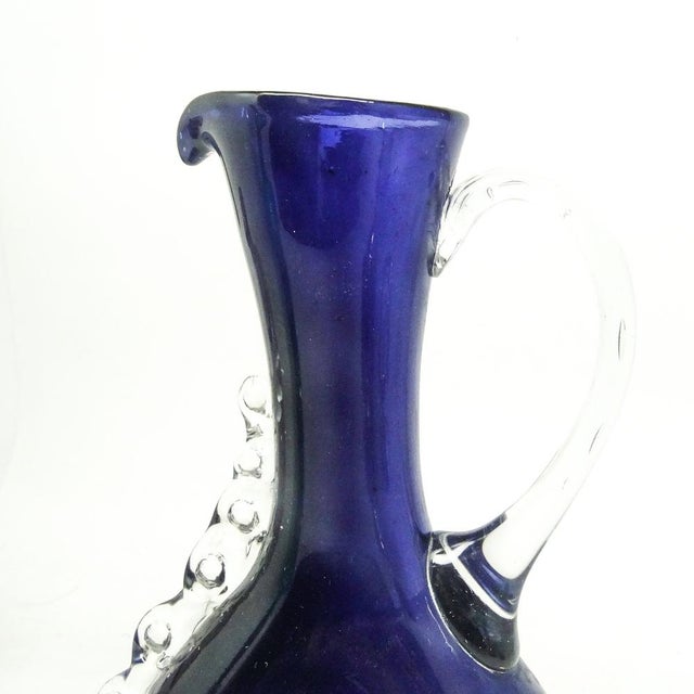 Postmodern Jug by J. Górski for Tarnów Glassworks, Poland, 1970s For Sale - Image 13 of 18