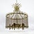 Brass & Smoked Glass Ceiling Lamp, 1970s For Sale - Image 3 of 8