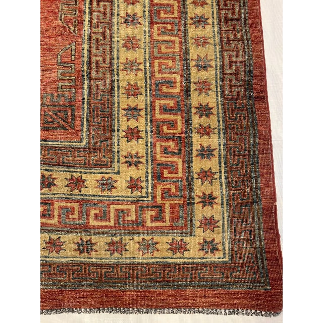 Traditional Samarkand Design Area Rug- 6′8″ × 8′9″ For Sale - Image 3 of 4