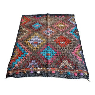 Vintage Turkish Traditional Kilim Rug, 1930s For Sale