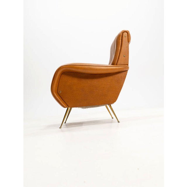 Italian Armchair in the style of Lady by Marco Zanuso for Arflex,1950s For Sale - Image 4 of 10
