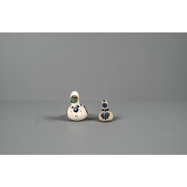 Blue Ceramic Duck Figures, Mexico, 1950s, Set of 2 For Sale - Image 8 of 11