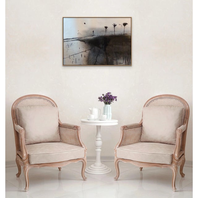 Charcoal on paper. Edition: Unique, Unframed. This work will be shipped rolled in a tube. Critics have connected Baribeau...