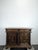 Louis XIII Style Walnut Buffet with Twisted Columns and Pink Marble Top, in Very Good conditions.