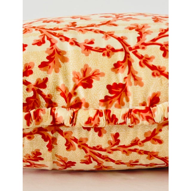 Vintage Floral Chintz Designer Small Pillow With Feather Insert Chairish