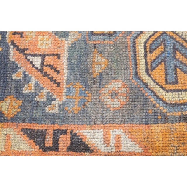Antique Kurd Kazak Rug 3'2'' x 3'10'' For Sale - Image 11 of 12