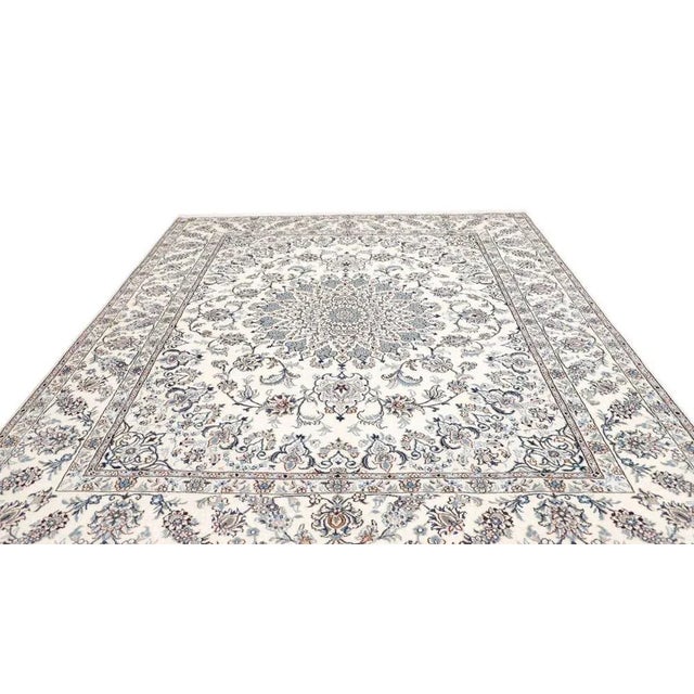 Nain Rug with Floral Pattern For Sale - Image 4 of 11