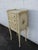 Shabby Chic French Shabby Chic Painted Tall Narrow Nightstand Side End Table 6327 For Sale - Image 3 of 15