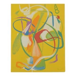 1960s Mid Century Modern Andre Lanskoy Abstract Signed, Limited Edition Print For Sale