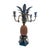 Hollywood Regency Pair of Monumental Hollywood Regency Pineapple Five-Light Candelabra Table Lamps For Sale - Image 3 of 6