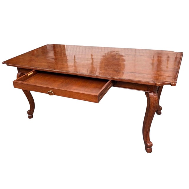 Therien Studio Workshops for Dessin Fournir Walnut Writing Table Desk.