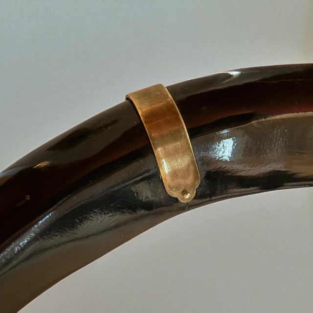 Art Deco 1970s Lacquered Horseshoe Chinoiserie Ming Chairs in the Style of James Mont for Century Furniture - For Sale - Image 3 of 3