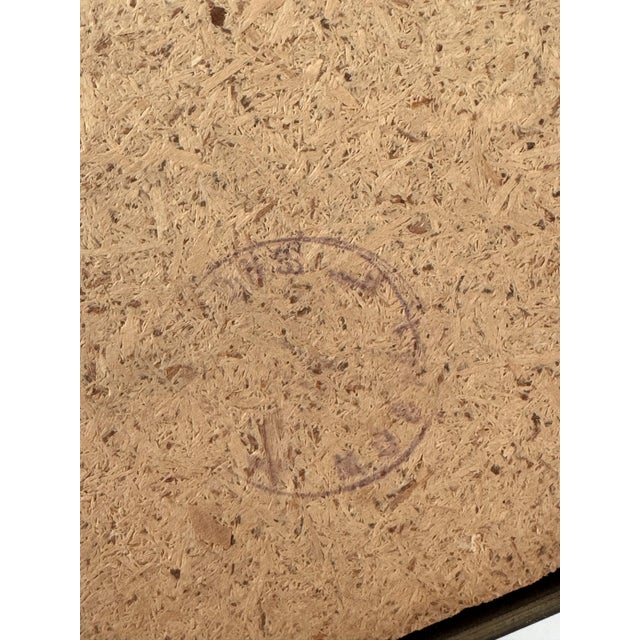 Large Mid-Century Italian Wall Mirror with Brass Frame, 1970s For Sale - Image 17 of 18