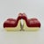 Mid-Century Space Age Lounge Chair in Red Leather & Fiberglass Shell, Germany, 1970s For Sale - Image 17 of 18