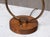 1940s Scandinavian Modern Ring Table Lamp in Brass, Walnut and Silk, Sweden, 1940s For Sale - Image 5 of 11