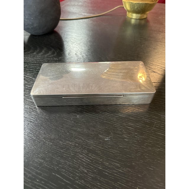 1920s Art Deco Box in Argent Massif, 1925 For Sale - Image 5 of 7