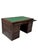 Wood Art Deco Modernist Desk and Armchair in Oak, 1920s, Set of 2 For Sale - Image 7 of 18
