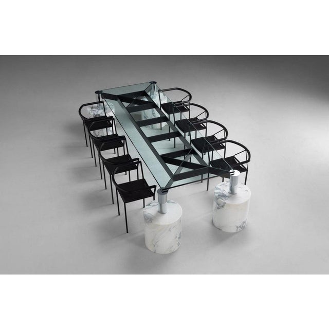 Swiss Postmodern Architect Office Table, 1980s For Sale - Image 15 of 18