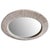 Contemporary White Wash Round Wicker Wall Mirror For Sale - Image 3 of 3
