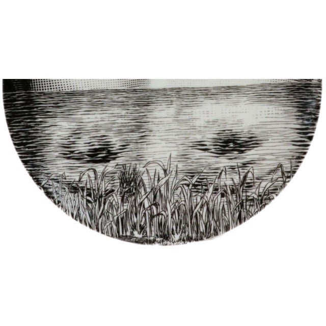 Piero Fornasetti Fornasetti Tema E Variazioni No. 89 Lina Cavalieri Porcelain Plate For Sale - Image 4 of 8