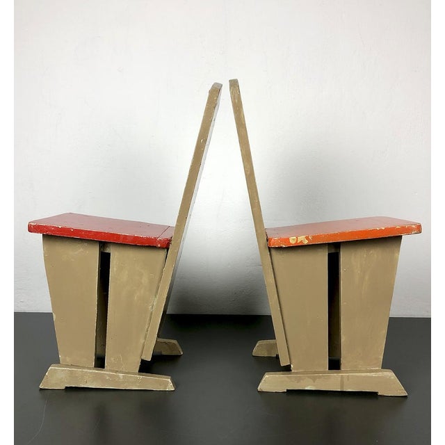 Childrens Chairs in the style of Koo, Netherlands, 1930s, Set of 4 For Sale - Image 10 of 18