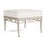 Brown Jordan Calcutta Ottoman in Titanium with Sea Salt and Dune Welt Cushions For Sale