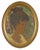Oval Portrait, Mid-20th Century, Oil Paintingon Canvas, Framed For Sale