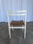 Vintage Dining Chair in White Beech Wood and Brown Leather Look Seat, 1970s For Sale - Image 4 of 18