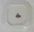 Ceramic 1960s Richard Ginori Scalloped Square Decorative Dish For Sale - Image 7 of 8