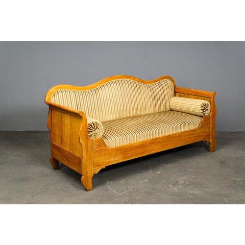 Item: Sofa Period & Style: Biedermeier - Mid-19th Century Features: - Elegant and practical piece of furniture with...