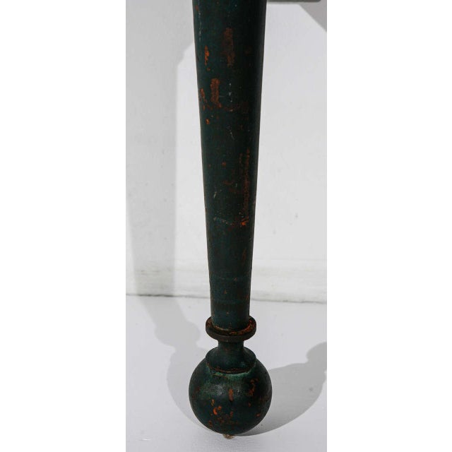 1910/20's Vintage Massive Cast Iron & Milk Glass Exterior Wall Sconces - A Pair For Sale - Image 4 of 11