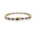 Natural Blue Sapphire Diamond 18k Yellow Gold Tennis Bracelet For Sale In New York - Image 6 of 7