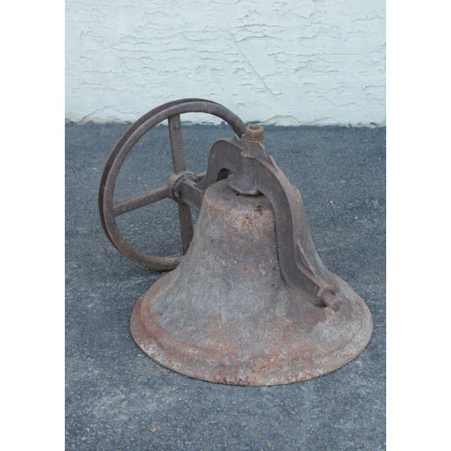 Antique 19th C. American Cast Iron Bell Chairish
